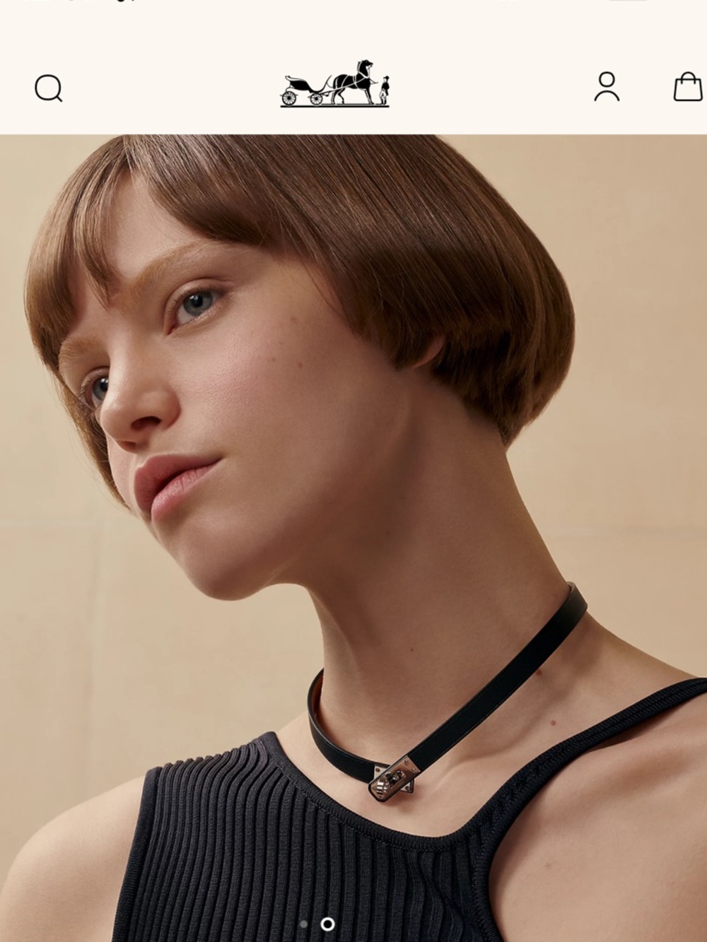 Mini Kelly Choker in Black